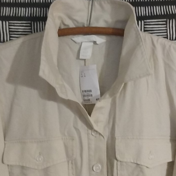 H&M cream jumpsuit NWT - Picture 2 of 5